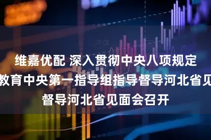 维嘉优配 深入贯彻中央八项规定精神学习教育中央第一指导组指导督导河北省见面会召开